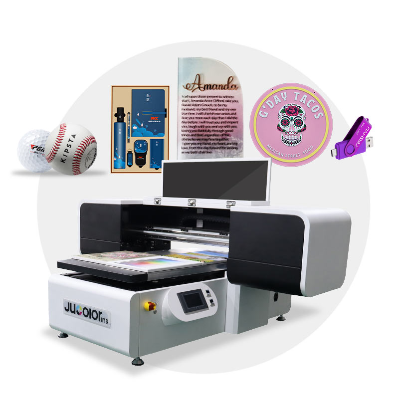 Jucolor Imprimante Digital 3 Heads A2 Flatbed UV Printer for Phone Case -  AliExpress