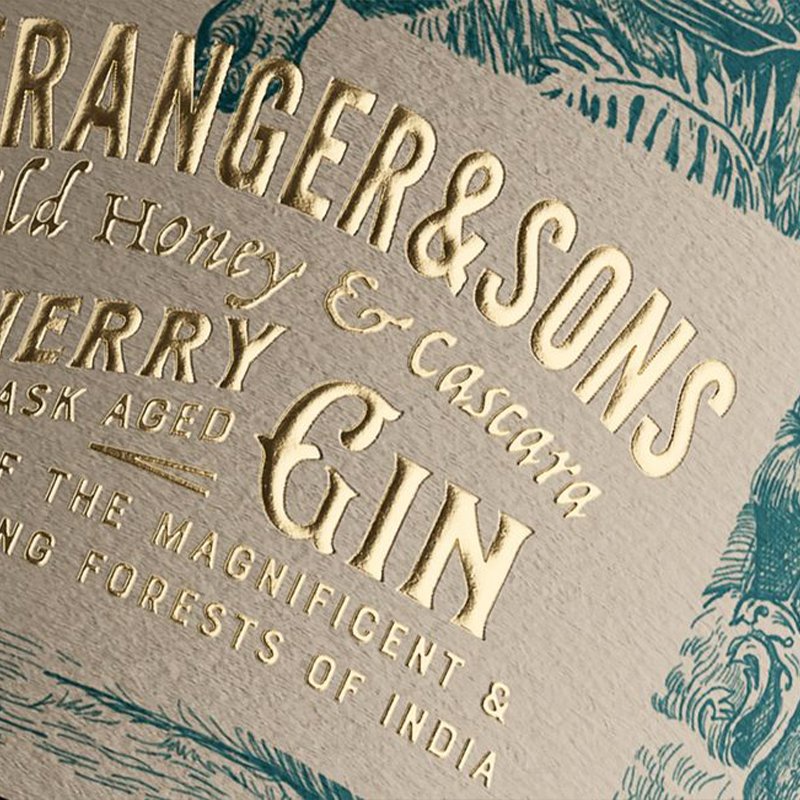 Hot stamping varnish UV printing